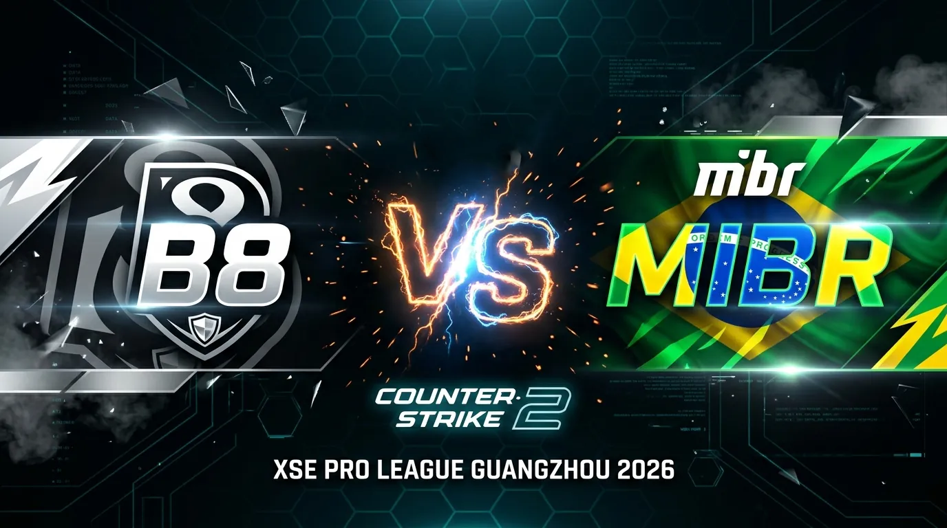 B8 vs MIBR: прогноз на матч 1 июля, XSE Pro League Guangzhou 2026