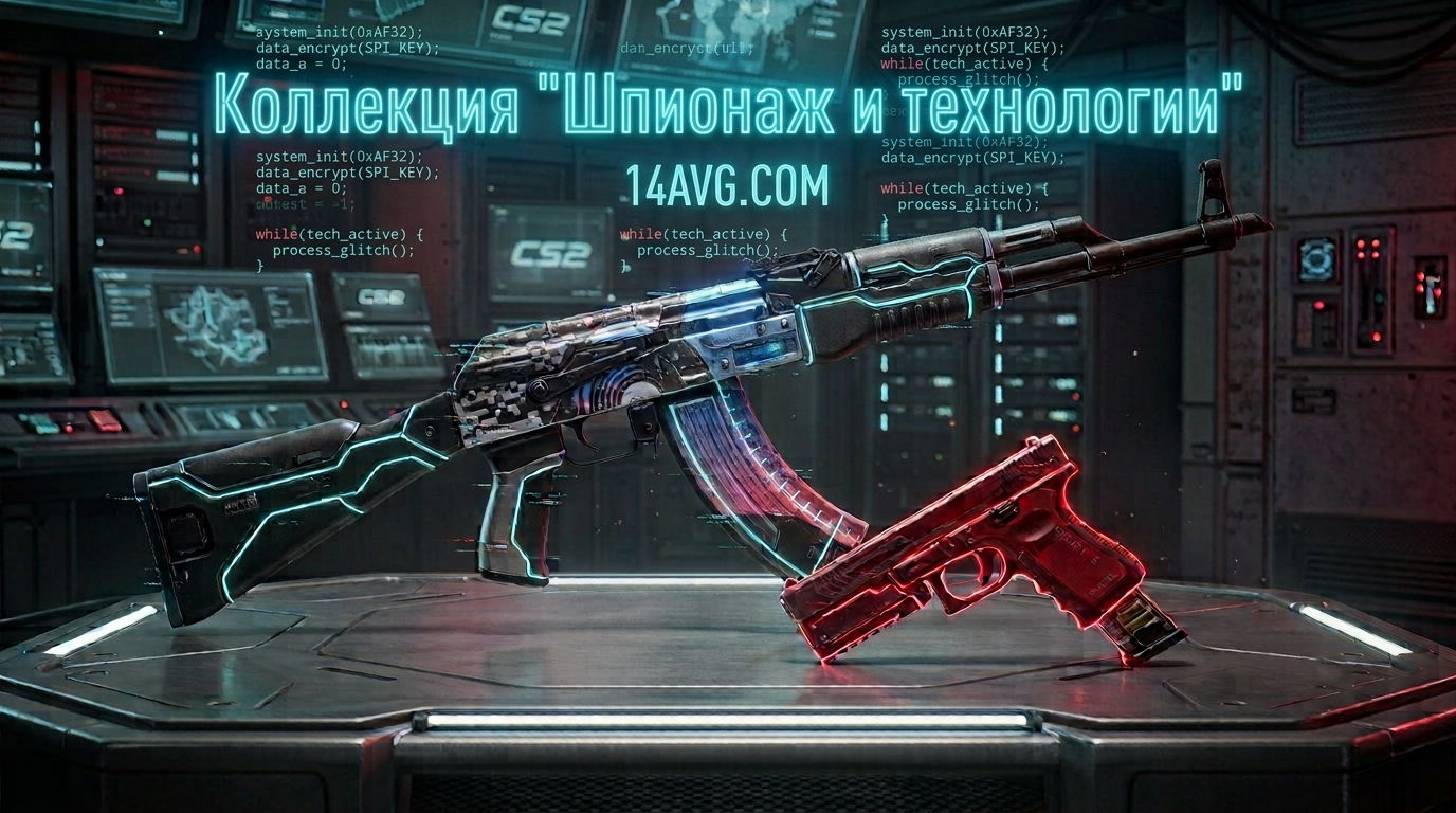 Коллекция «Шпионаж и технологии»: обзор всех скинов, цены и аналитика